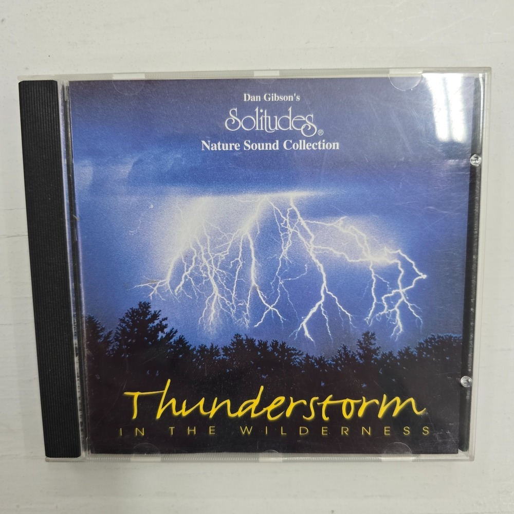 Dan Gibson Solitudes Thunderstorm in the Wilderness CD 2008 Meditation Relax